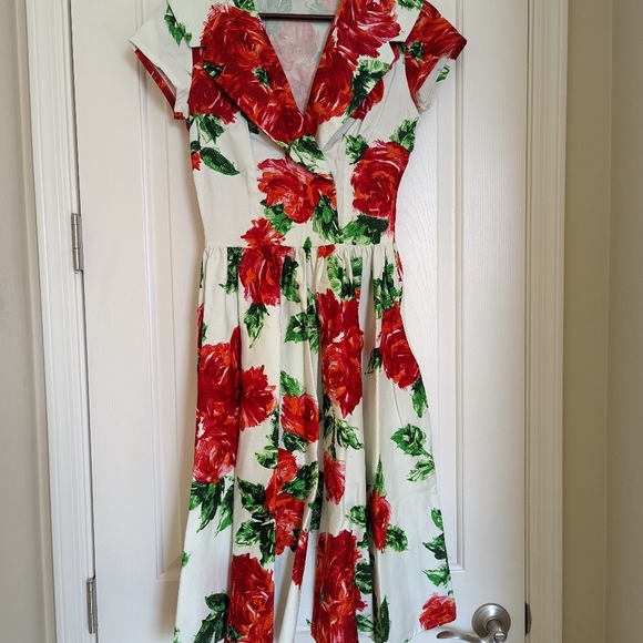 Pinup Couture floral midi dress - Picture 7 of 12